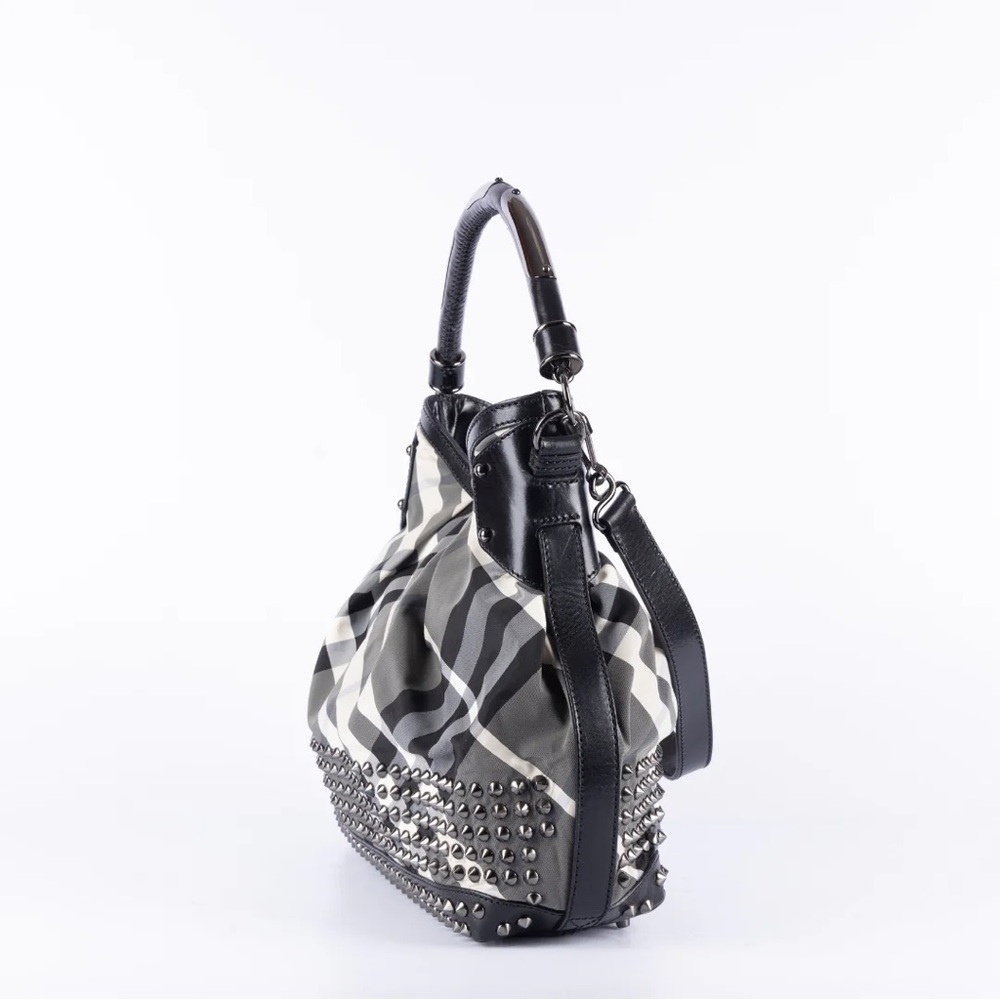 BURBERRY
Beat Check Nylon Studded Hobo Bag - Picture 2 of 12